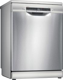 SMS4HKI06E, Bosch Serie 4, Freistehender Geschirrspüler, 60 cm, Silver Inox, D